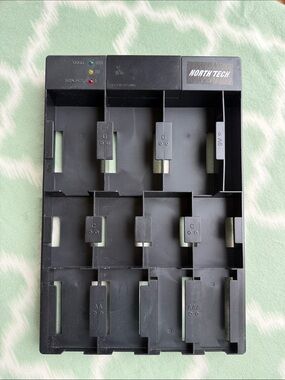 NorthTech Battery Organizer Tray in Black